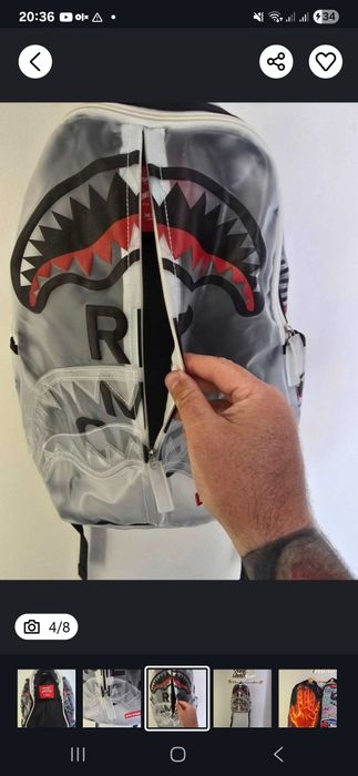 Шкільний Ранець школьный рюкзак Sprayground з крутим принтом