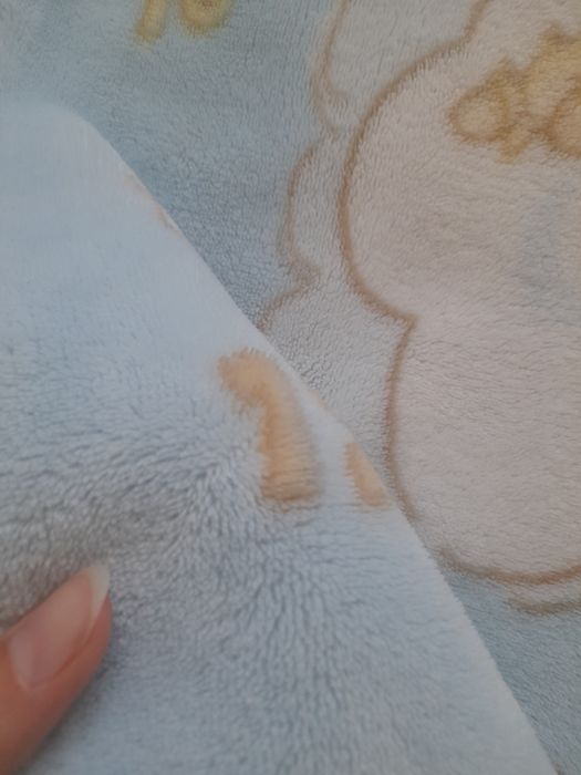 Nowy ciepły przytulny kocyk dla niemowlaka polar misie