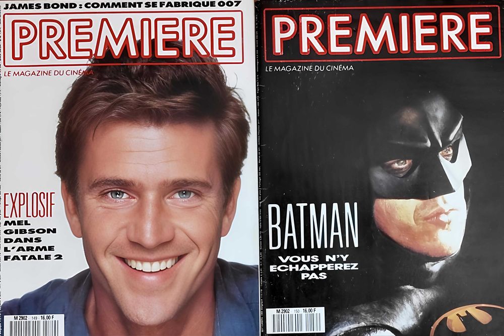 72 números da revista Premiere, Le Magazine du Cinéma. Lote, 54€!