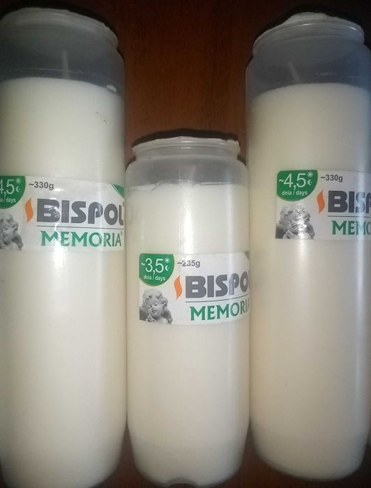 Свечи разные парафиновые