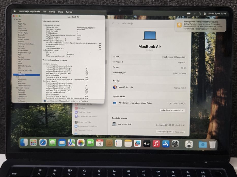 MacBook Air M2 256 GB 16 GB RAM