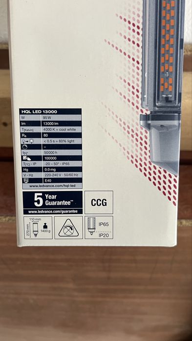 Lampadas Led E40 Campanula Industria