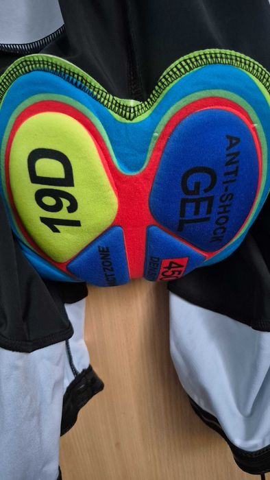 Spodenki rowerowe 3XL Ribble wkładka 19D nowe