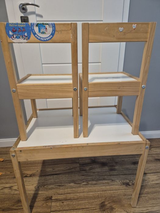 Zestaw Ikea z krzesełkami, Stan db.