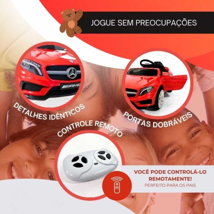 Carro Elétrico Mercedes Infantil – Últimas Unidades Natal