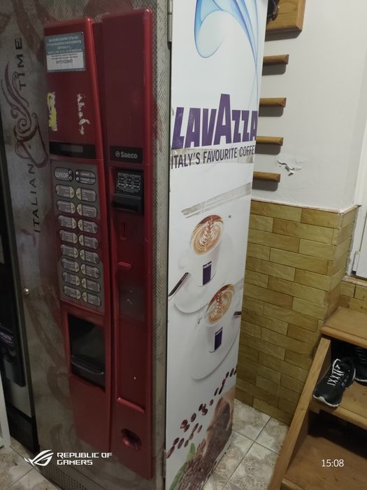 Кавові апарати самообслуговування saeco cristallo 400/600 та Bianchi