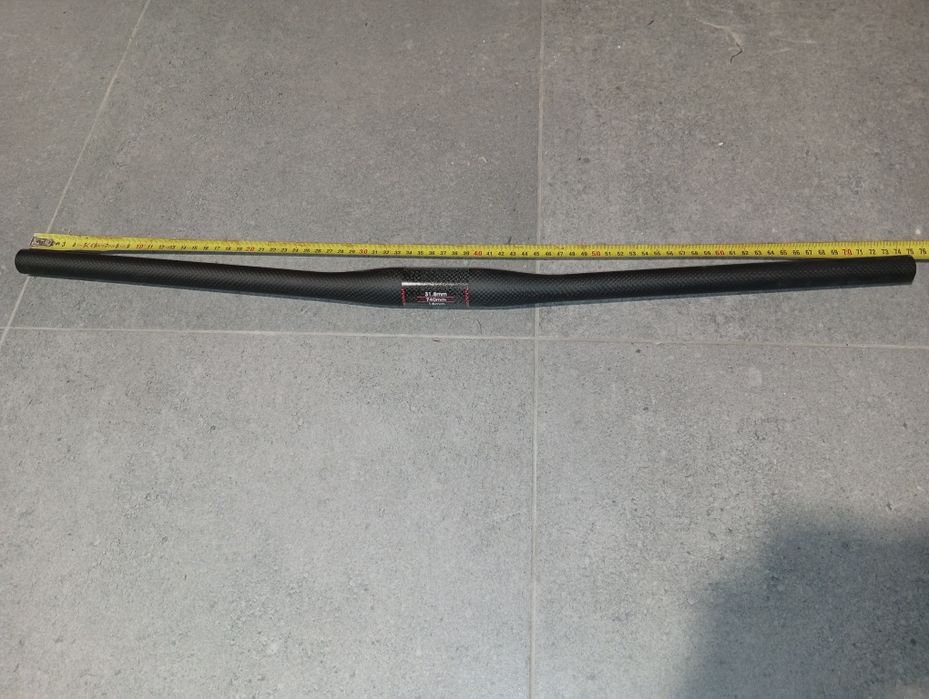 Volante carbono BTT guiador 74cm
