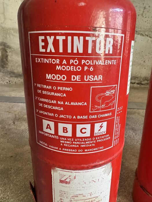 Extintores 5 vários tamanhos