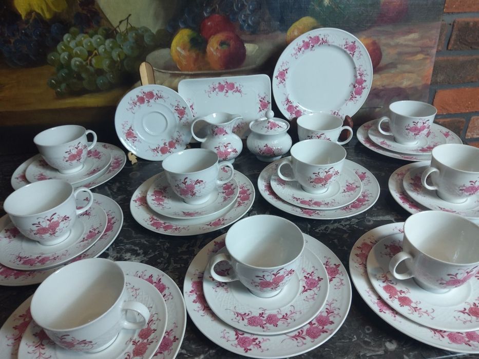 Porcelana.Serwis do kawy 10 osob.Seltmann.
