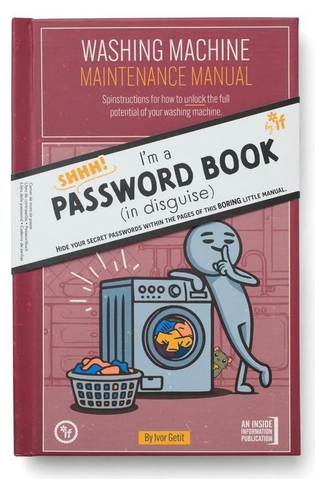 Książka Haseł - I'm A Password Book. Nowy Produkt