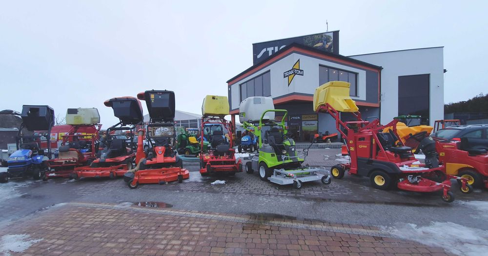 Traktor kosiarka  z górny wysyp kubota etesia amazone iseki