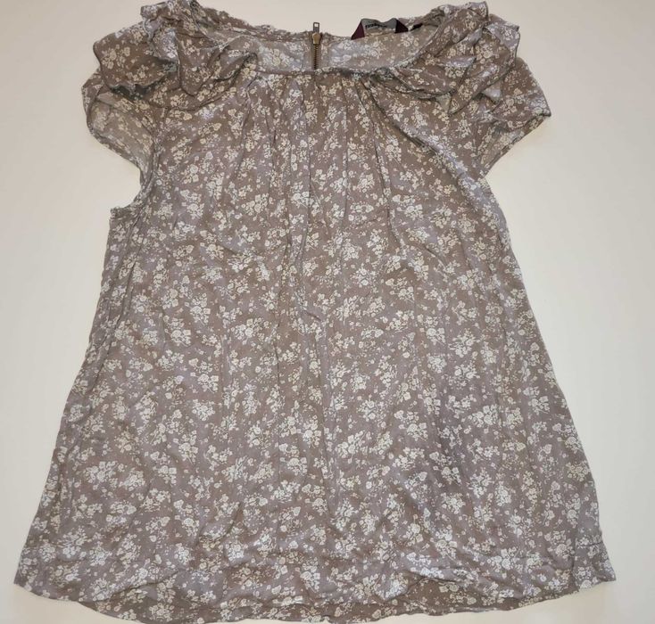 Damska koszulka INSPIRE z falbankami • Rozmiar 20 (4XL)