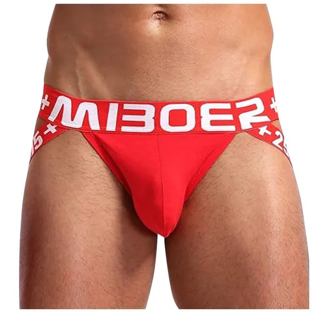 Męskie Otwarte Slipy MIBOER Młodzieżowe Jockstrapy Dla Sportowców - L