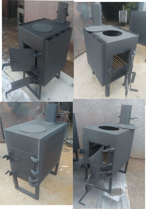 Буржуйка , печка .