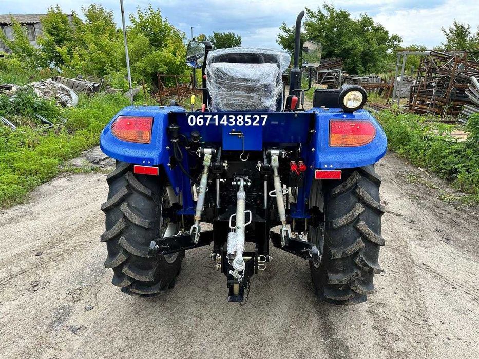 Мінітрактор Dongfeng 244DG2U Реверс Примусова гідравліка Дводиск зчепл