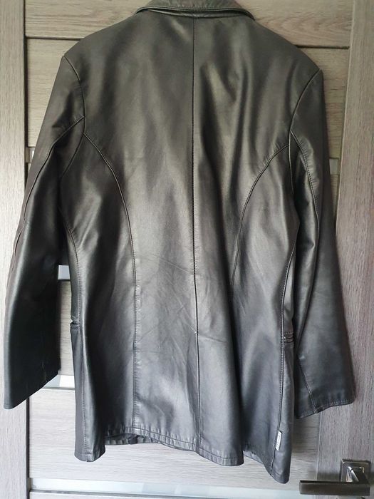 Marynarka skórzna damska