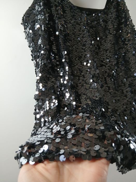 Przepiękna efektowna bluzka damska na święta sylwester cekiny Capsule