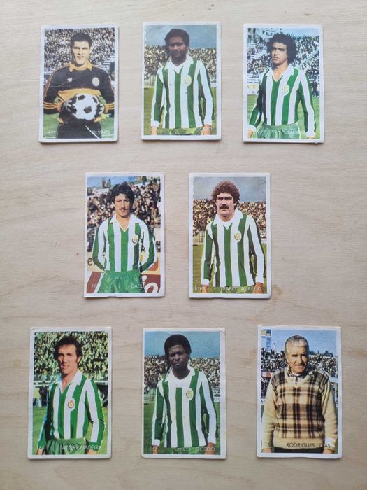 Cromos da equipa de futebol do Vitória de Setúbal