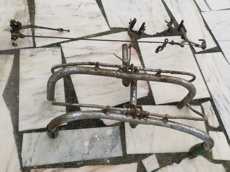 2 guiadores  bicicleta travões alavanca