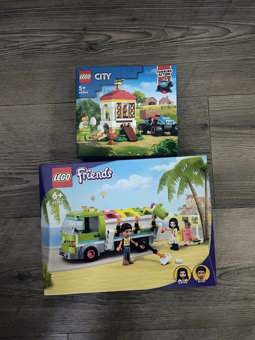 Recycling Truck 41712 e 60344 Lego