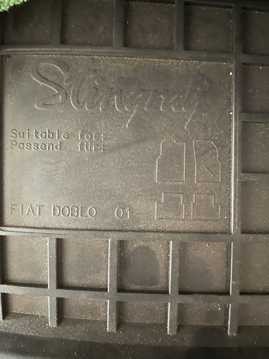 Коврик пассажирский фиат Добло
