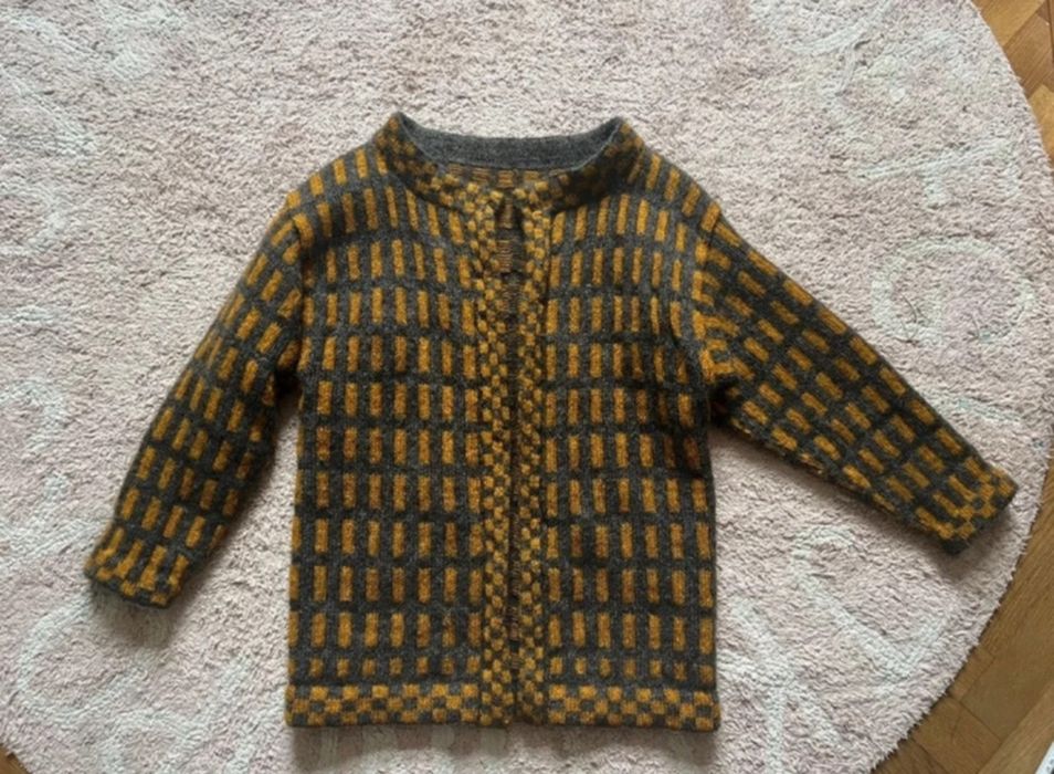 100% wool (wełna) sweter kardigan