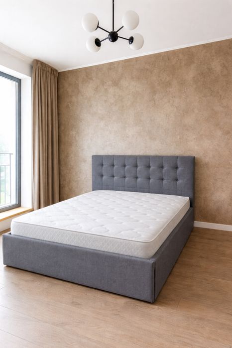 Ліжко 160*200 з м’якою спинкою | виробник