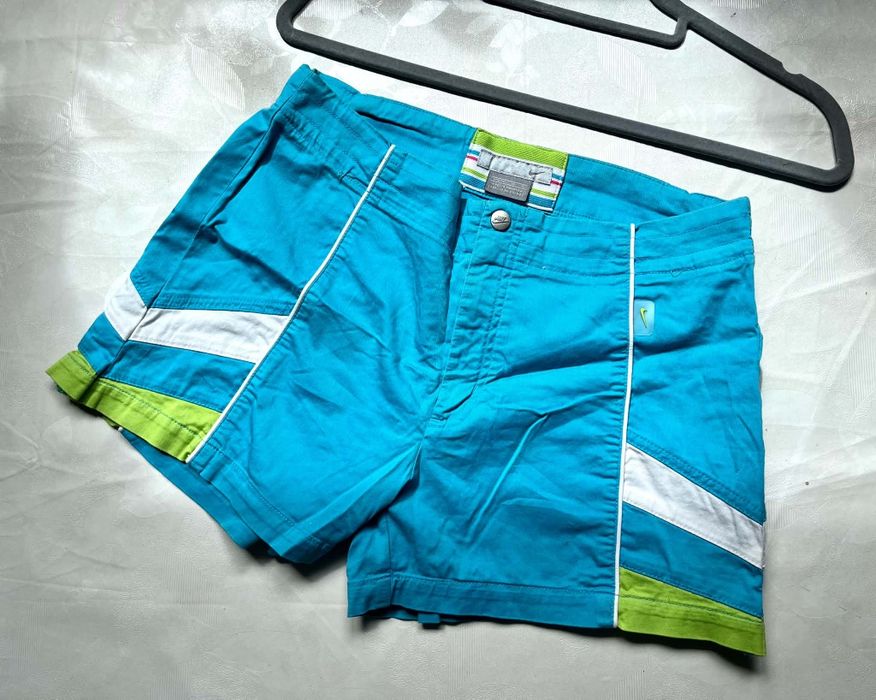 Nike spodenki oryginalne szorty niebieskie z logo M/L