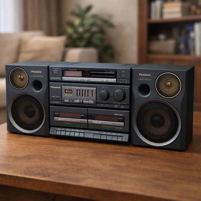 Panasonic RX-CT980 Stereo Boombox Radio + Kasety | Super XBS Vintage