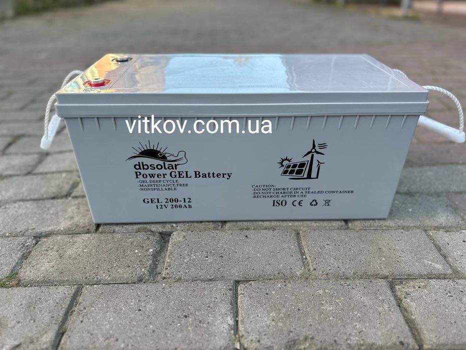 Гелева батарея (Аккумулятор тяговий)DBSolar GEL 12V 200Ah є опт роздрі
