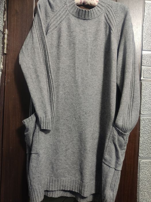 Кофта - туніка сірого кольору