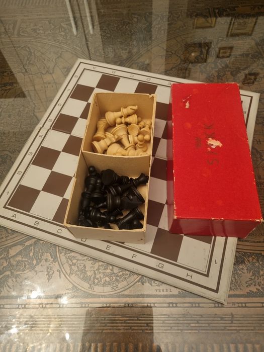 Szachy drewniane/Norwegia lata 60-te