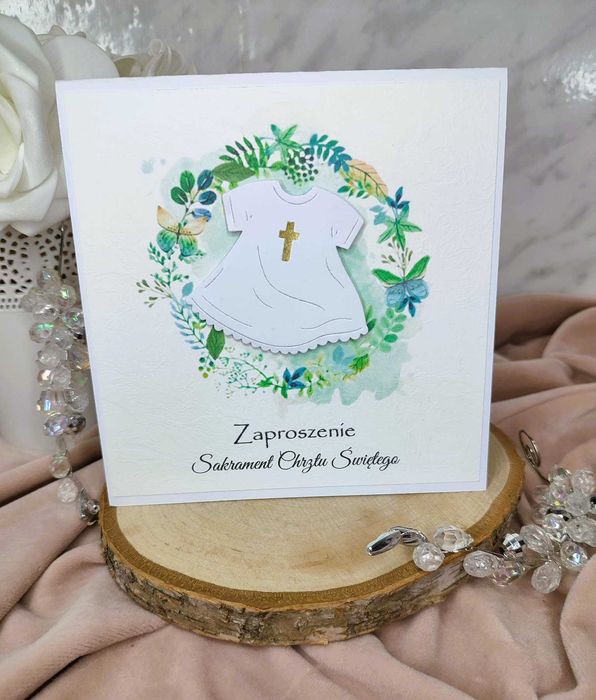 Zaproszenia na Chrzest Święty personalizowane
