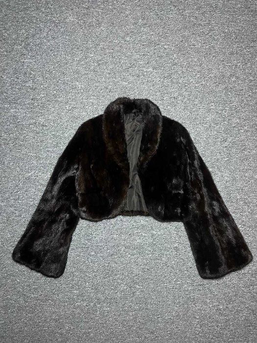 Жіноча норкова шуба - 100% Хутро - Розмір XS