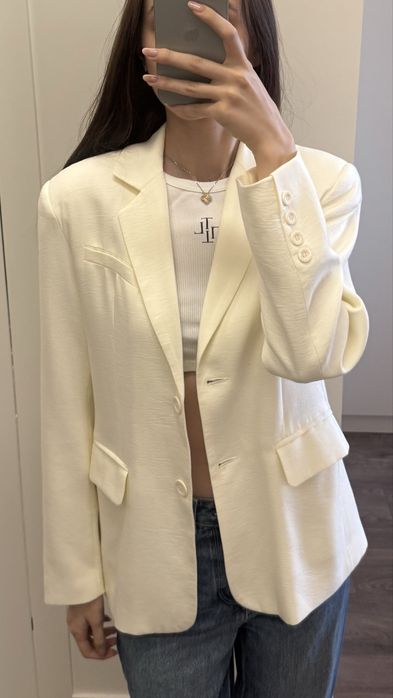 Papaya Молочно-жовтий блейзер, жакет, піджак (Butter Yellow)