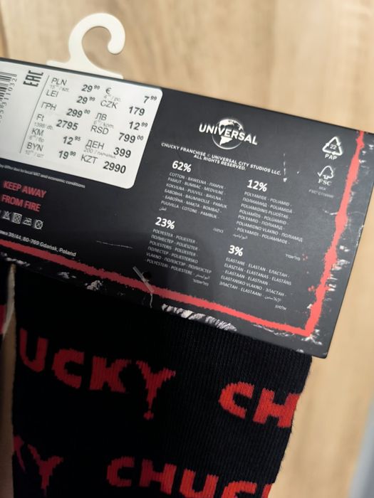 Skarpety laleczka Chucky UNISEX 39-42