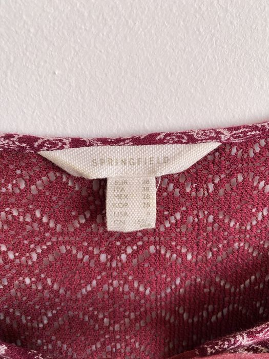 Vestido manga 3/4 Springfield