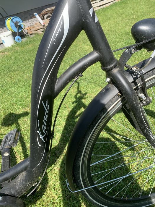 Rower miejski Kands czarny mat 28”