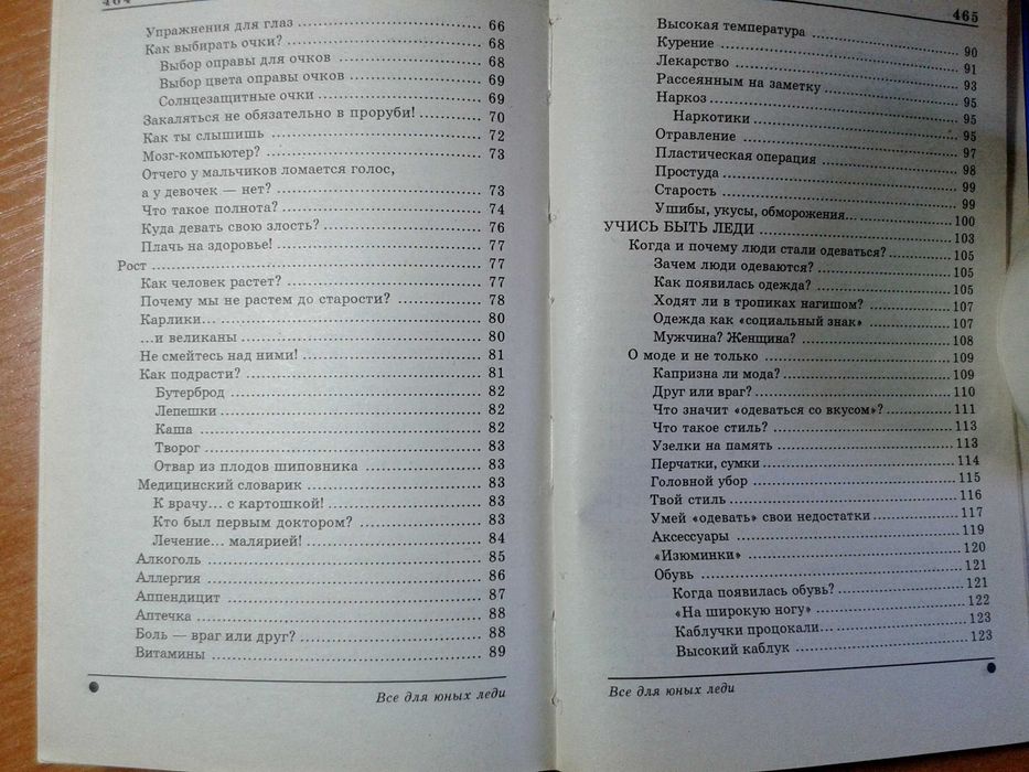 Книга для юных леди