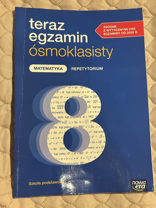 Repetytorium teraz egzamin ósmoklasisty matematyka