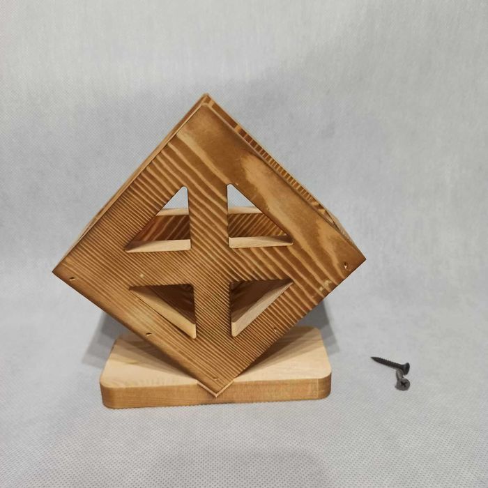 Rustykalny stojak na serwetki