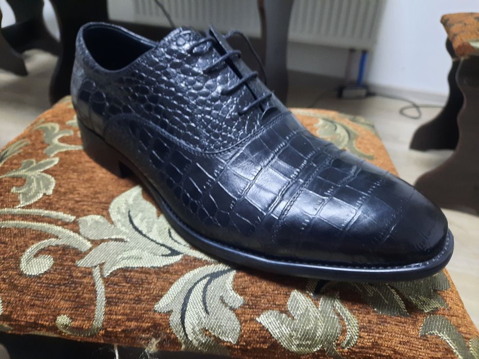 Туфли муєские, италия крокодил зилли, билионер, стефано ричи,бриони,пи