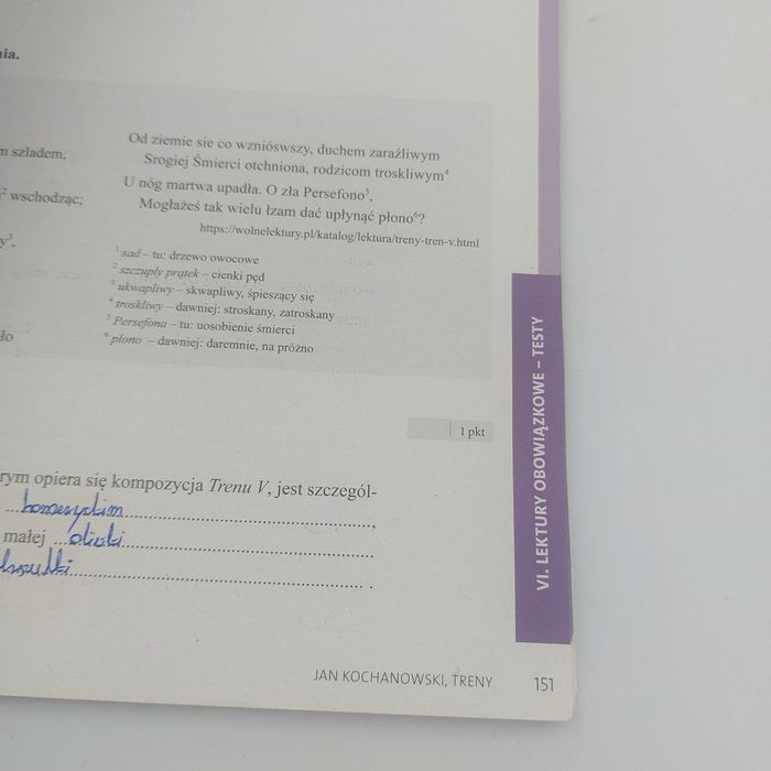 Repetytorium 8 klasisty język polski