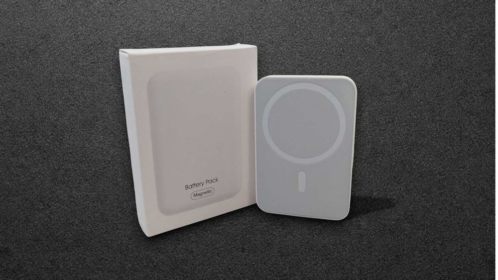 Magnetic battery pack 5000mAh беспроводная Qi зарядка для телефона