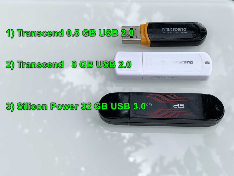 Флешка USB Transcend 8 GB Silicon Power 32 GB: 50 грн. - Внешние ...