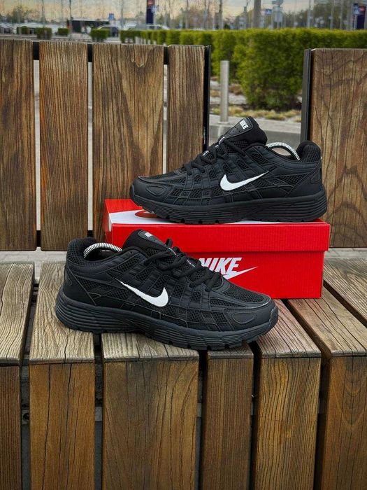 АКЦІЯ! Nike P-6000  Black/White 41 42 43 44 45 46 найк