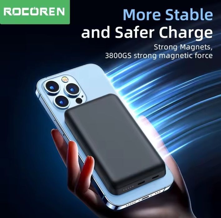 Rocoren 20w power bank 5000mah magsafe павербанк