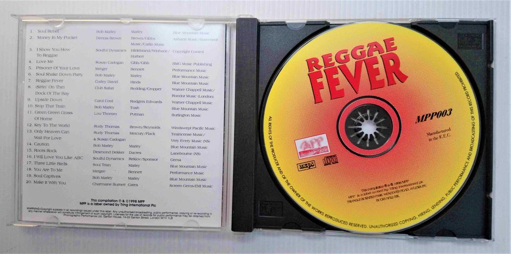 Reggae Fever - Bob Marley, Dennis Brown, etc.