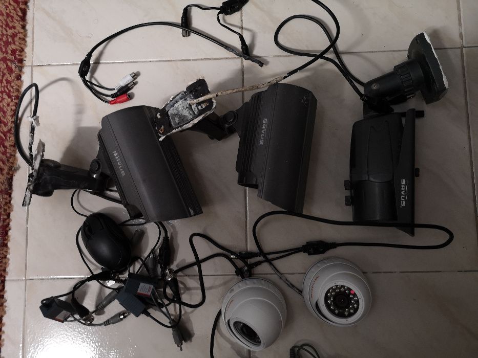 DVR CCTV H264 Network SAVUS 8 Canais +Som+5 camaras+monitor Sony