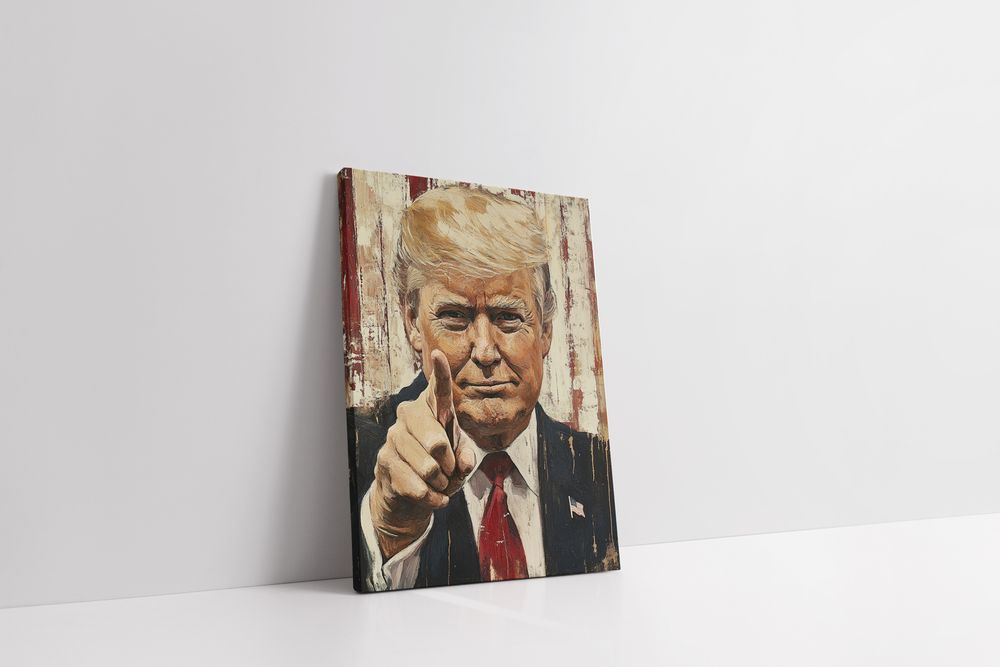Ekskluzywny Portret Donalda Trumpa na Płótnie 60x80 cm